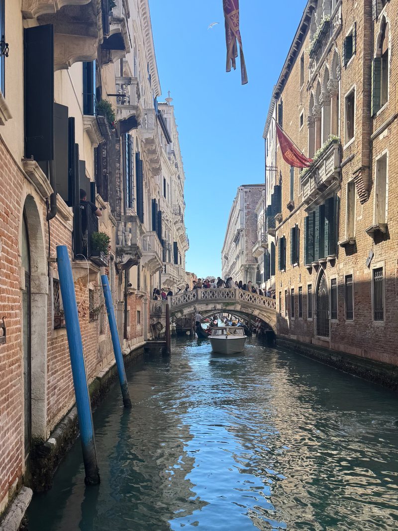 A quiet canal in Venice